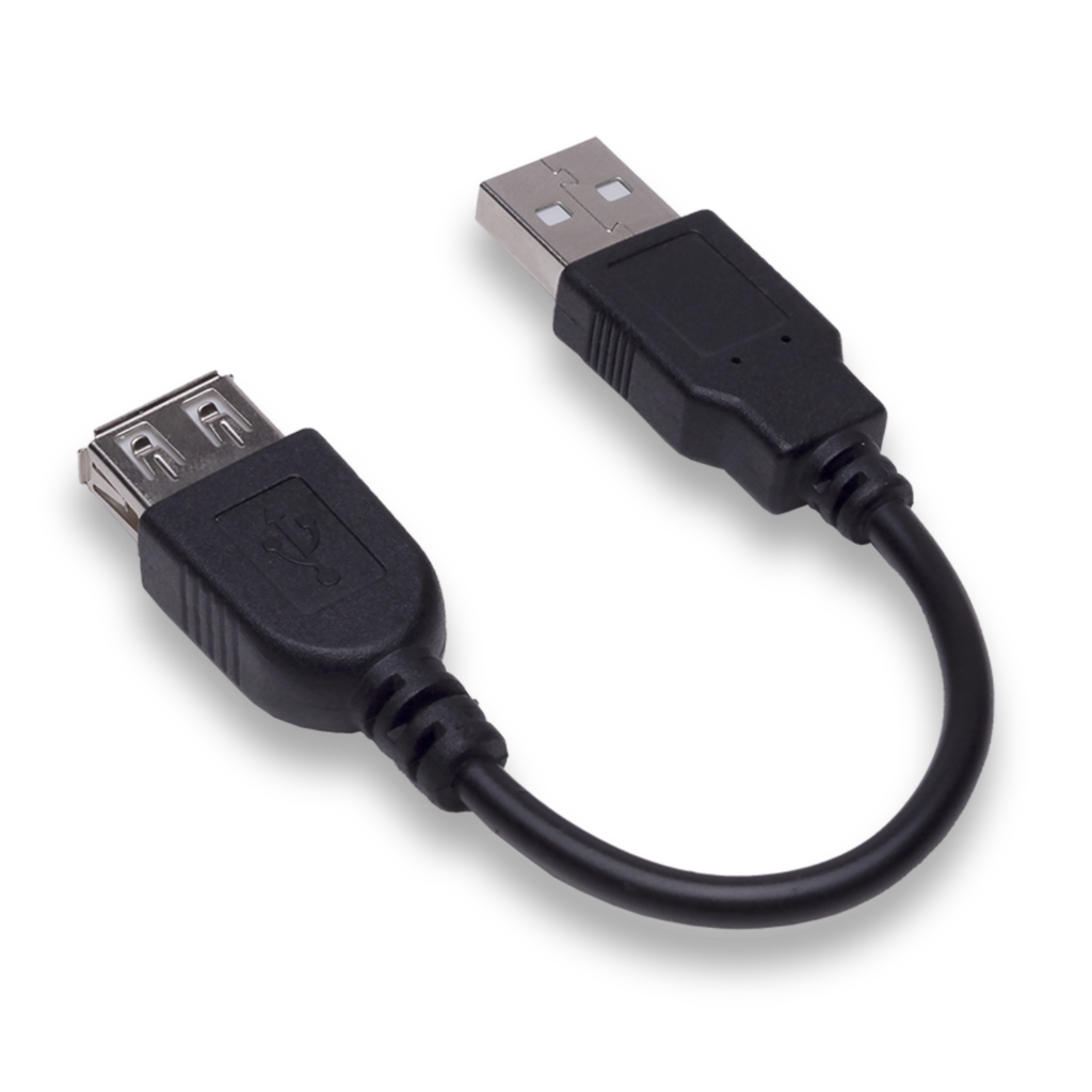 CBL-USB-AMAF-15: Short USB extension for space-constrained applications.