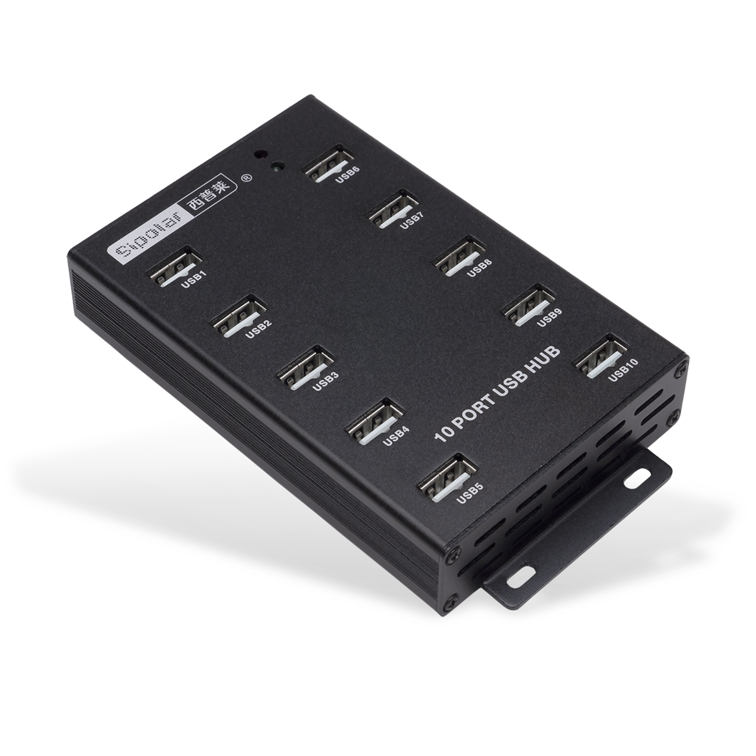 Concentrateur USB à 10 ports de grade industriel