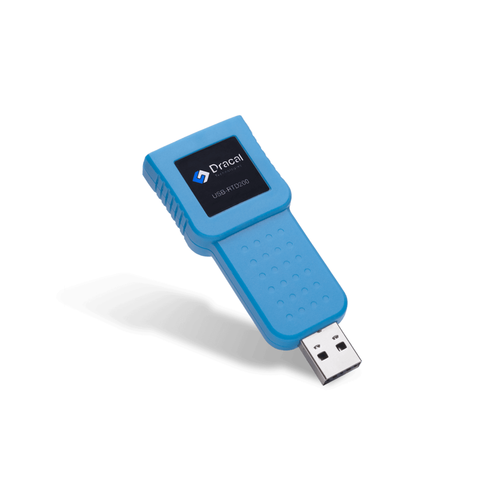 RTD200: Connect any Pt-100 RTD sensor to an USB port with this adapter