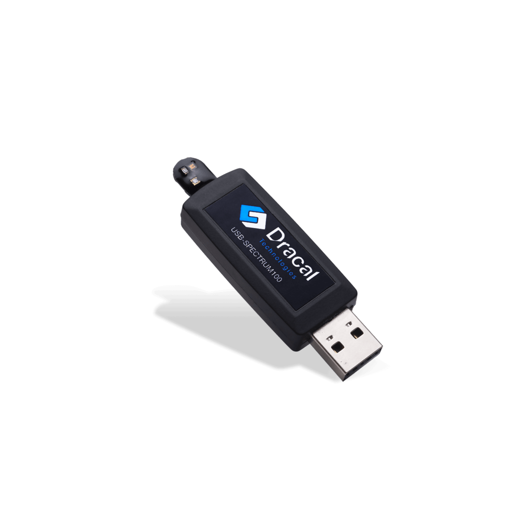 SPECTRUM100: Light sensor simultaneously detecting white light and colors, ultraviolet A and B, infrared and ambient light.