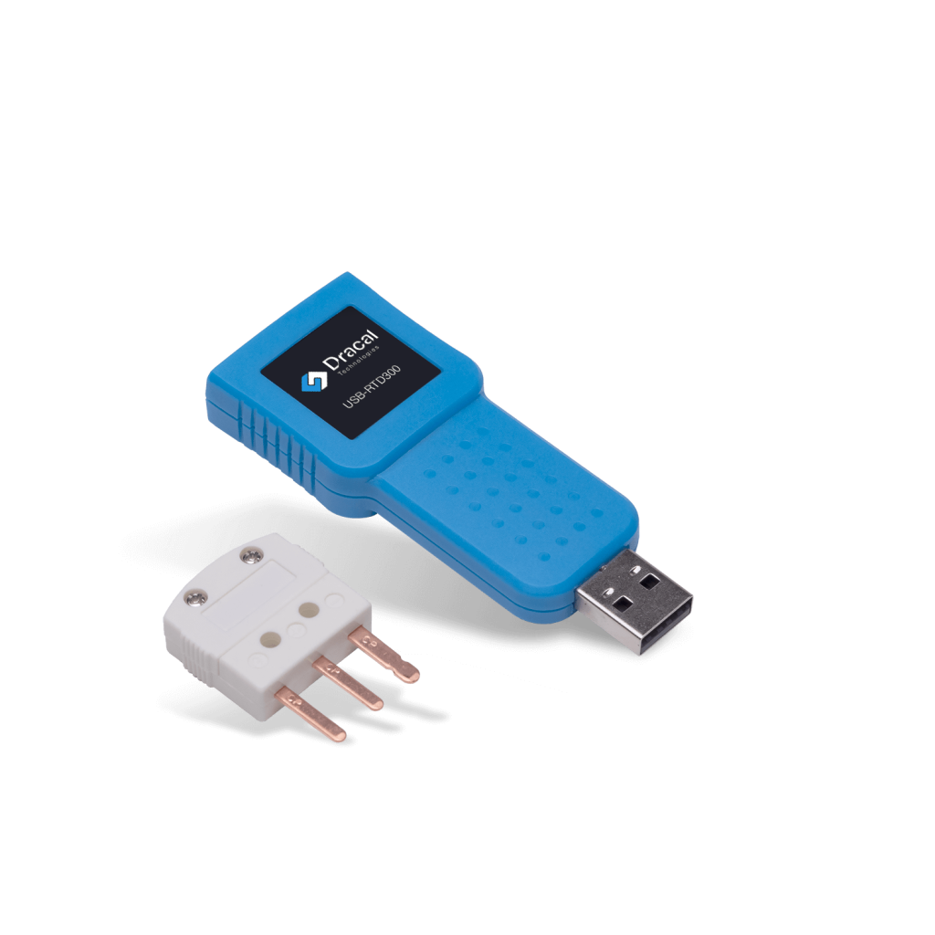 RTD300: Connect any Pt-100 RTD sensor to an USB port with this adapter to measure a very wide range of temperatures with an outstanding precision.
