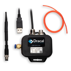 Dracal CO2 reader DXC220 with temperature and relative humidity probe and gaz tube for calibration