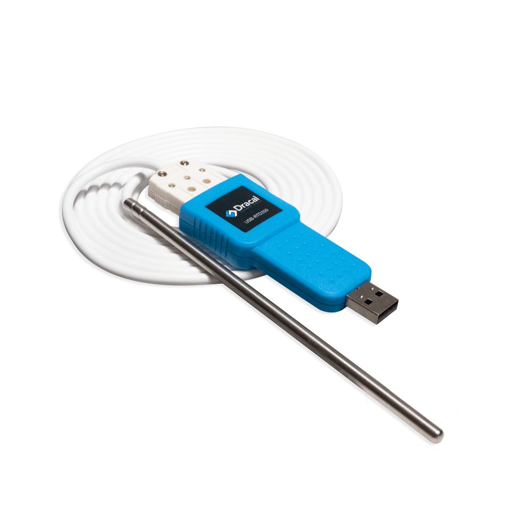 RTD300: USB adapter for any Pt100 RTD probe for temperature measurement - With Pt100 probe