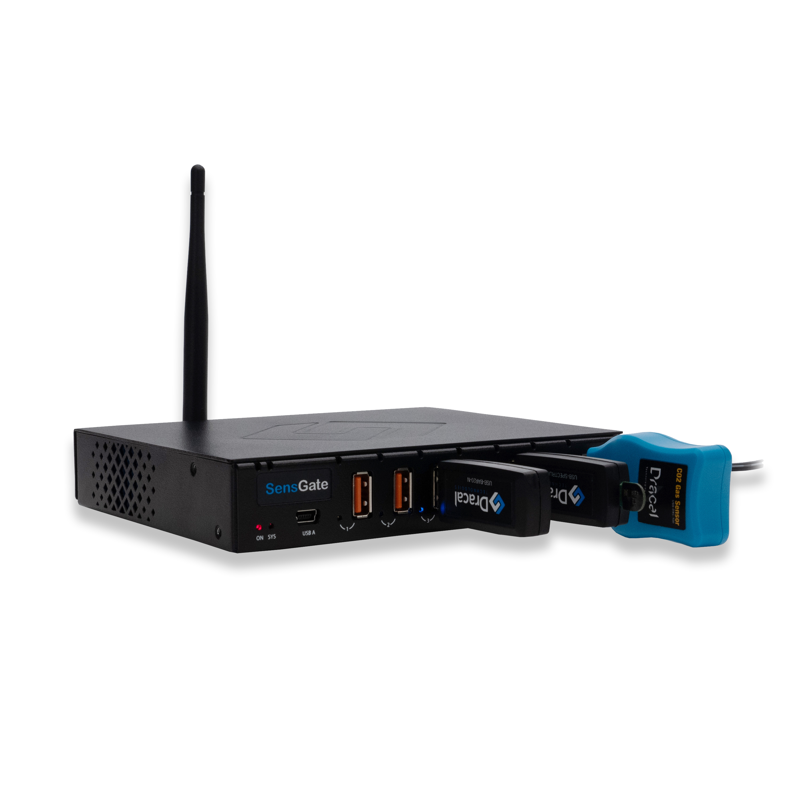 Secured Wi-Fi & Ethernet gateway for our USB sensors