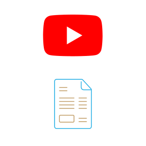 YouTube icon with a report icon for Logging tab of DracalView