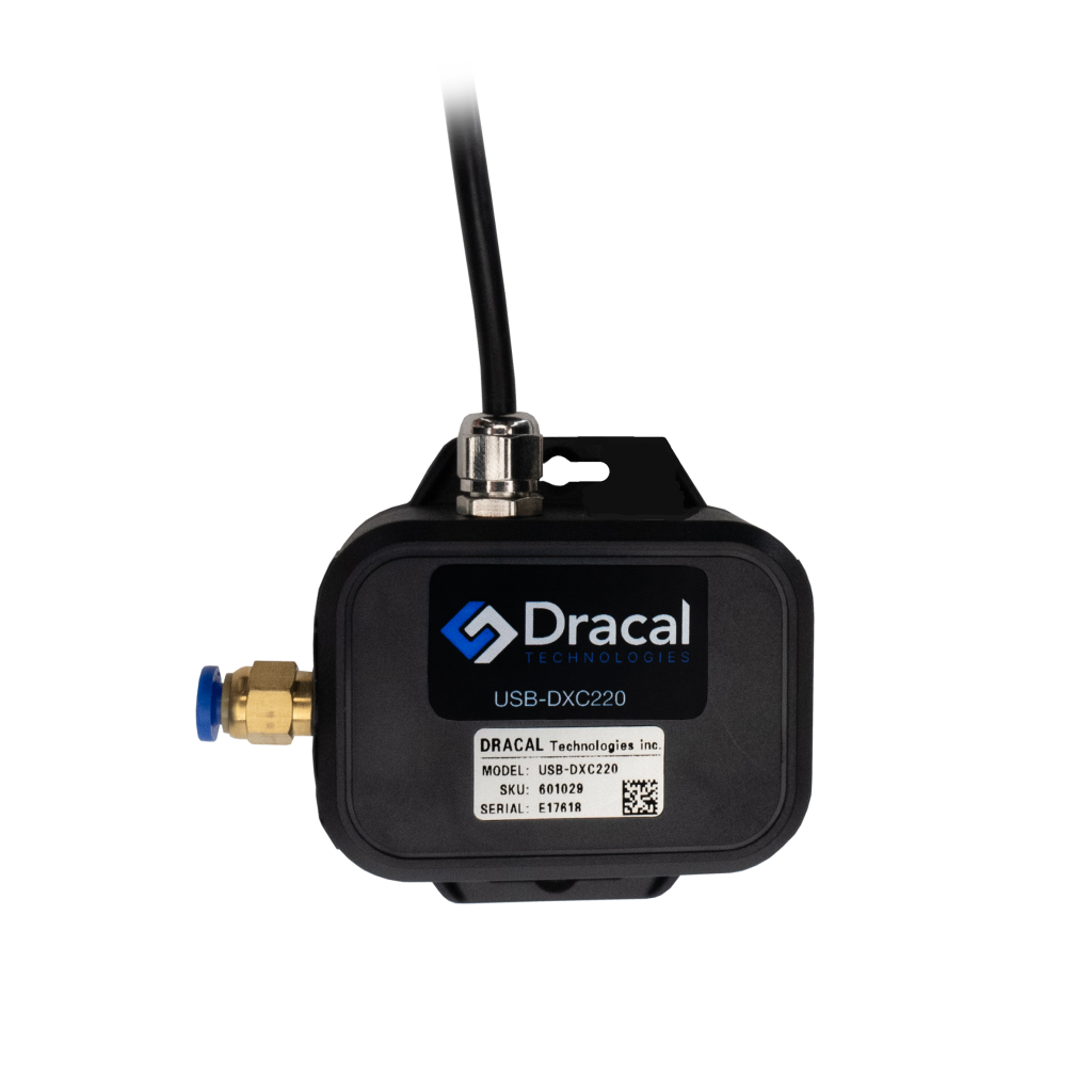 Dracal CO2 reader DXC220 (USB connector view)