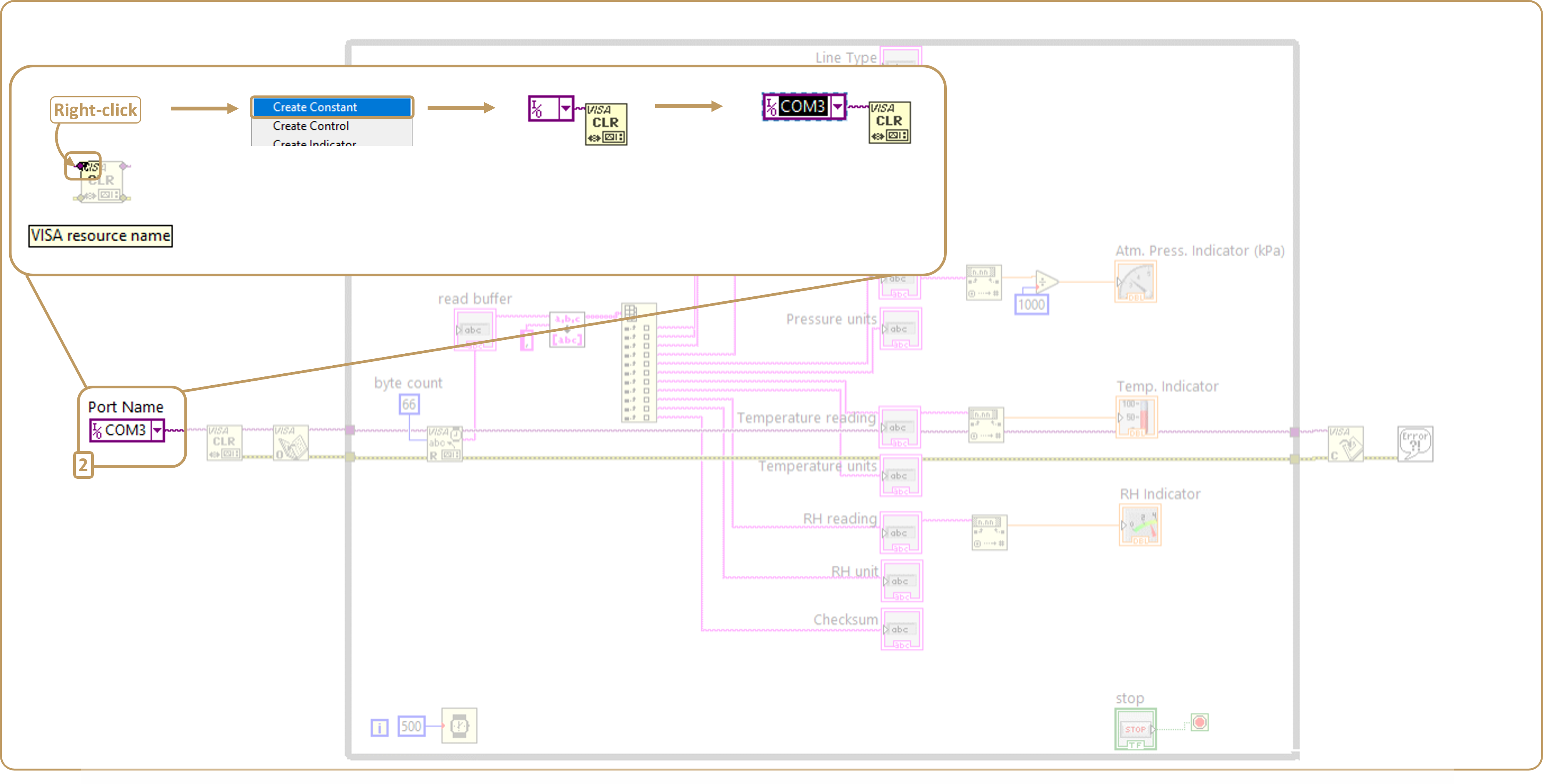 Dracal Sensor Data In LabVIEW Via Virtual COM Protocol Dracal Sensor Data In LabVIEW Via Virtual COM Protocol