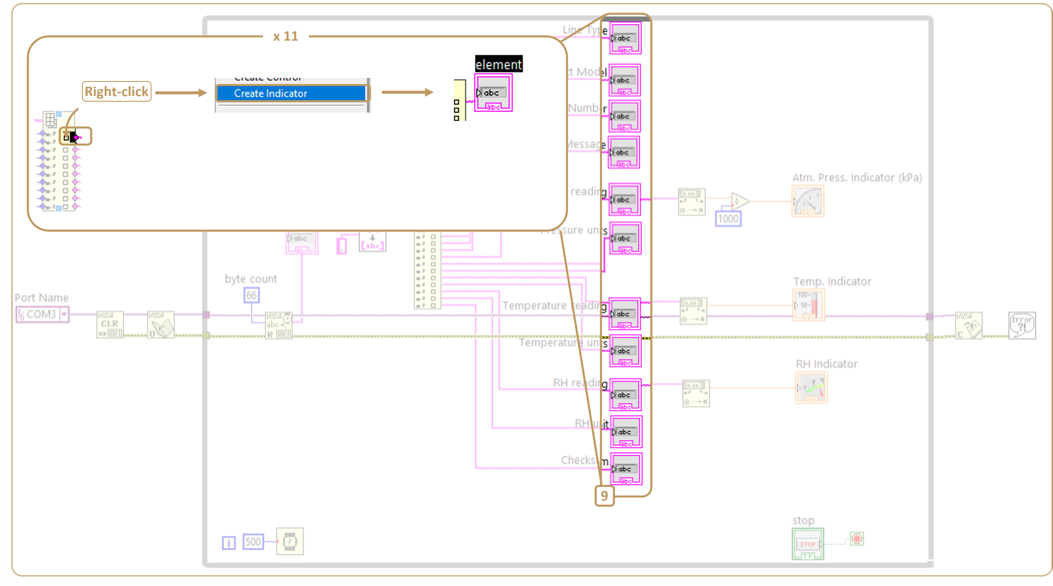 Dracal Sensor Data In LabVIEW Via Virtual COM Protocol Dracal Sensor Data In LabVIEW Via Virtual COM Protocol